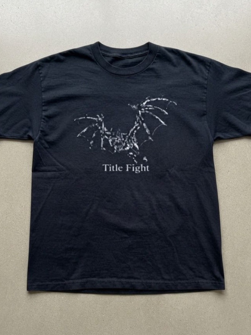 Title Fight Band Gothic Bat Graphic Black Gildan T-Shirt